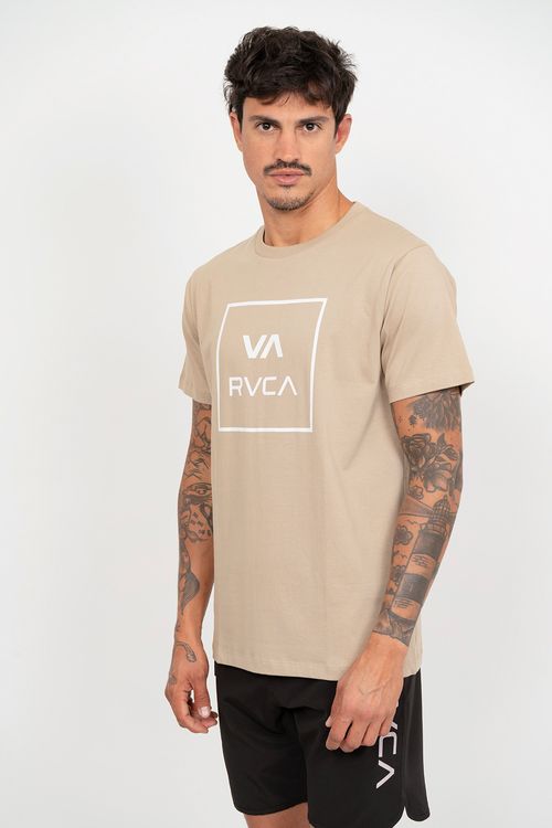 Camiseta RVCA M/C Va All The Way Areia