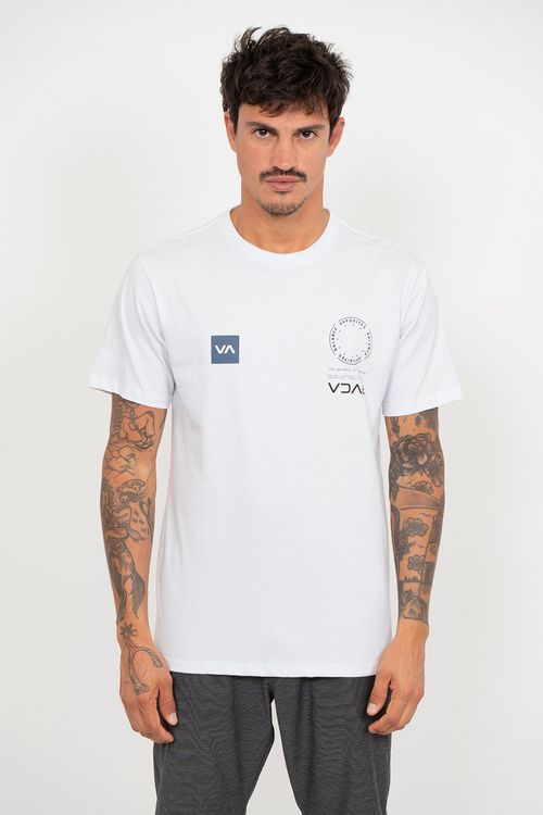 Camiseta RVCA M/C Va Mark2 Branco