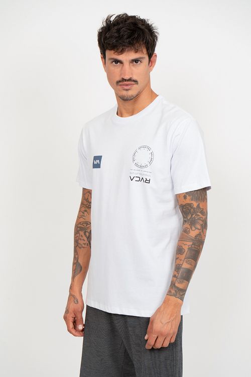 Camiseta RVCA M/C Va Mark2 Branco