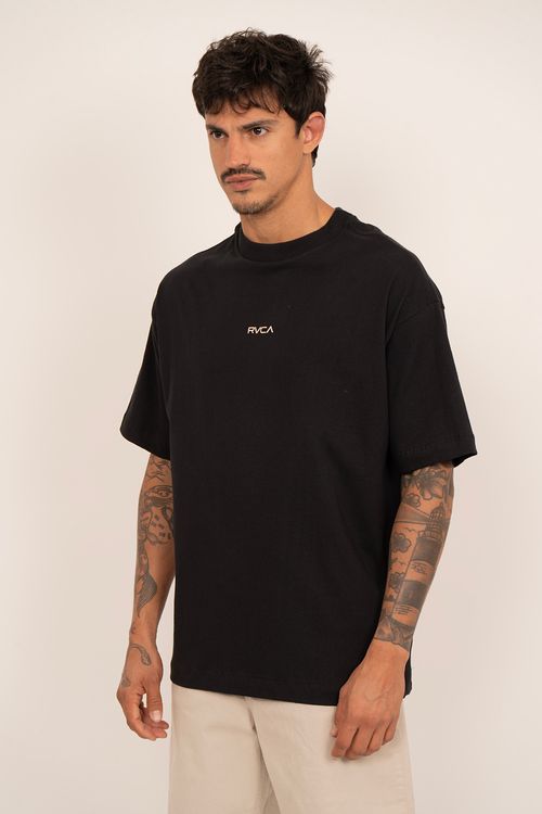 Camiseta RVCA M/C Intro 1X Preto