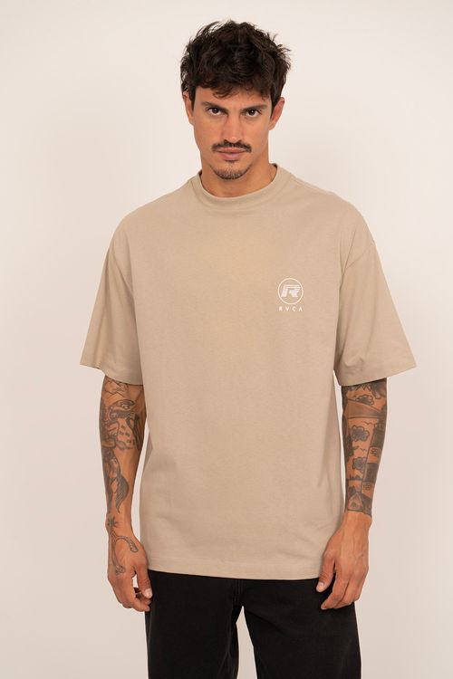 Camiseta Rvca M/C Beach Va Areia
