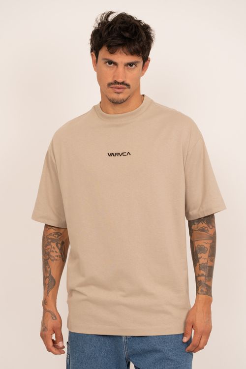 Camiseta Rvca M/C Intro 2x Areia